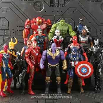 Disney Marvel Avengers Hulk Thor Captain America spider Thanos Iron Man Action Figure Anime Collection Figurine Toy model
Disney Marvel Avengers Hulk Thor Captain America spider Thanos Iron Man Action Figure Anime Collection Figurine Toy model