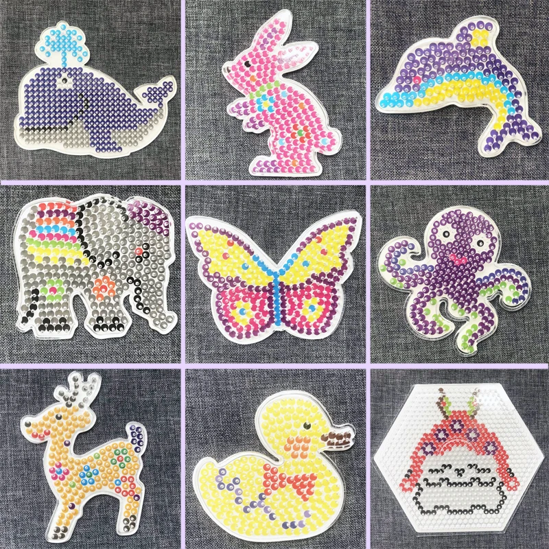 1PCS 5mm Perler Beads Pegboards Animals Shape Fuse/Hama Beads Template Board Educational Handmade Cartoons Figure Material
1PCS 5mm Perler Beads Pegboards Animals Shape Fuse/Hama Beads Template Board Educational Handmade Cartoons Figure Material