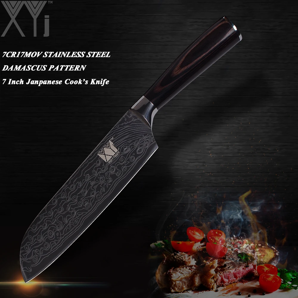 XYj Practical Stainless Steel Kitchen Knife 8"Chef 8"Slicing 7"Santoku 5"Santoku 5"Utility 3.5"Paring Cooking Knife Kitchen Tool
XYj Practical Stainless Steel Kitchen Knife 8"Chef 8"Slicing 7"Santoku 5"Santoku 5"Utility 3.5"Paring Cooking Knife Kitchen Tool