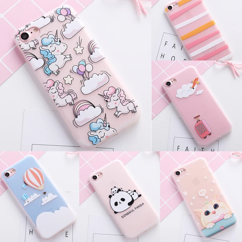 Cute Colorful Flower unicorn cover case for iphone 8 5 5S SE 6 S 6S plus soft silicon cat panda cases for iphone 7 7plus capa
Cute Colorful Flower unicorn cover case for iphone 8 5 5S SE 6 S 6S plus soft silicon cat panda cases for iphone 7 7plus capa