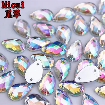 Micui 200PCS 8*13mm AB Clear Drop Acrylic Rhinestone Sew On Flat Back Fancy Crystal Stones For Clothing Dress Decorations ZZ203C
Micui 200PCS 8*13mm AB Clear Drop Acrylic Rhinestone Sew On Flat Back Fancy Crystal Stones For Clothing Dress Decorations ZZ203C