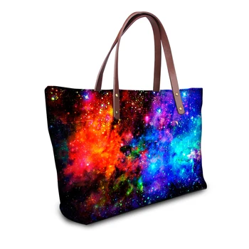 Fashion Galaxy Universe Star Print Handbag for College Girls,Casual High Quality Shopping Travel Tote Designer Women Handle Bags 
Fashion Galaxy Universe Star Print Handbag for College Girls,Casual High Quality Shopping Travel Tote Designer Women Handle Bags