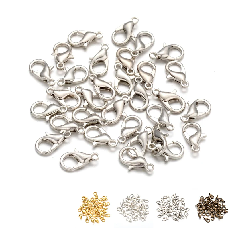 1000pcs 10mm 12mm 14mm Zinc Alloy Lobster Claw Clasps DIY Jewelry Accessories Finding Making Necklaces Bracelets Handicrafts
1000pcs 10mm 12mm 14mm Zinc Alloy Lobster Claw Clasps DIY Jewelry Accessories Finding Making Necklaces Bracelets Handicrafts