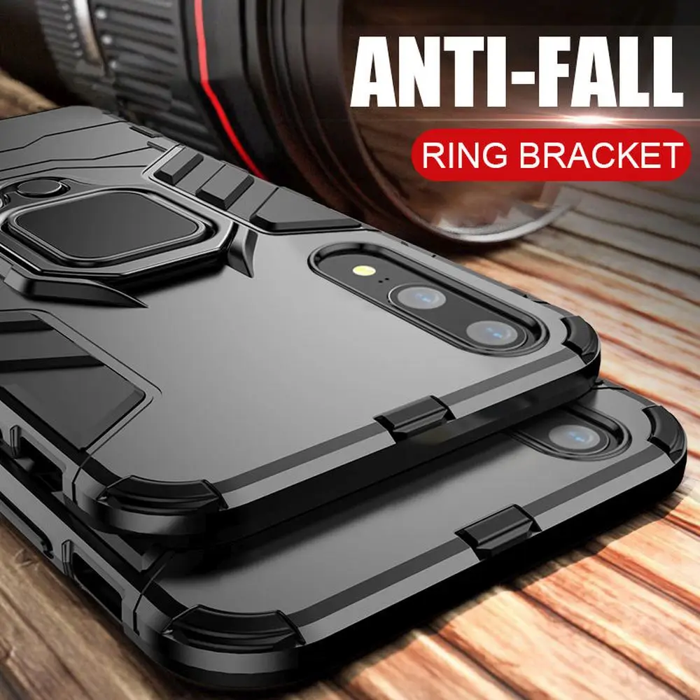 Armor Metal Finger Ring Holder Cover For Huawei P20 Lite P30 Pro Silicone Soft Shockproof Phone Case For Huawei Mate 20 Pro Capa
Armor Metal Finger Ring Holder Cover For Huawei P20 Lite P30 Pro Silicone Soft Shockproof Phone Case For Huawei Mate 20 Pro Capa