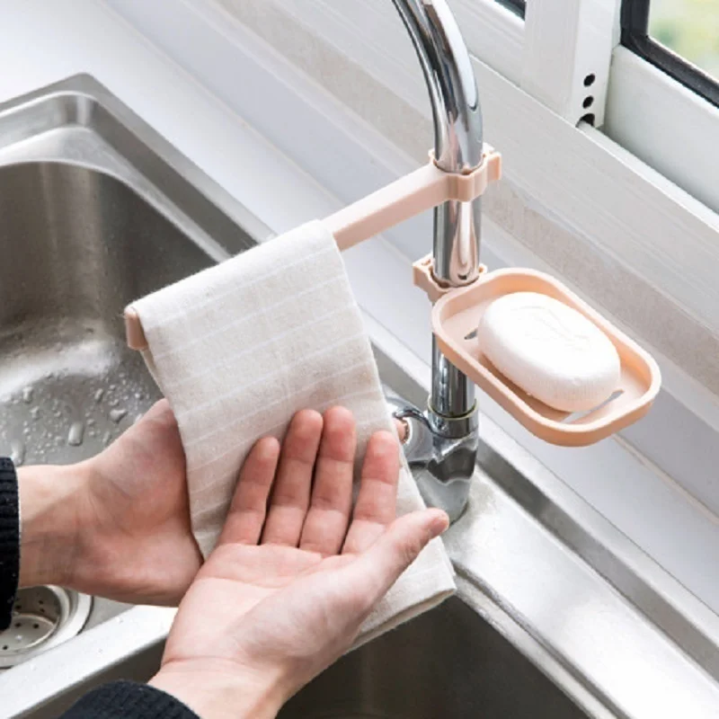 2-in-1 Multifunction Sink Storage Rack Sponge Cloth Soap Box Combination Device Adjustable Drain Basket Kitchen Holders Gadgets
2-in-1 Multifunction Sink Storage Rack Sponge Cloth Soap Box Combination Device Adjustable Drain Basket Kitchen Holders Gadgets