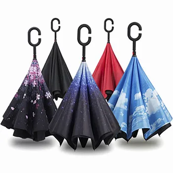 Automatic Reverse Umbrella Windproof Umbrella Rain Women Kids Chinese Umbrella Mini Pocket Paraguas Home Rain Gear WZP248
Automatic Reverse Umbrella Windproof Umbrella Rain Women Kids Chinese Umbrella Mini Pocket Paraguas Home Rain Gear WZP248