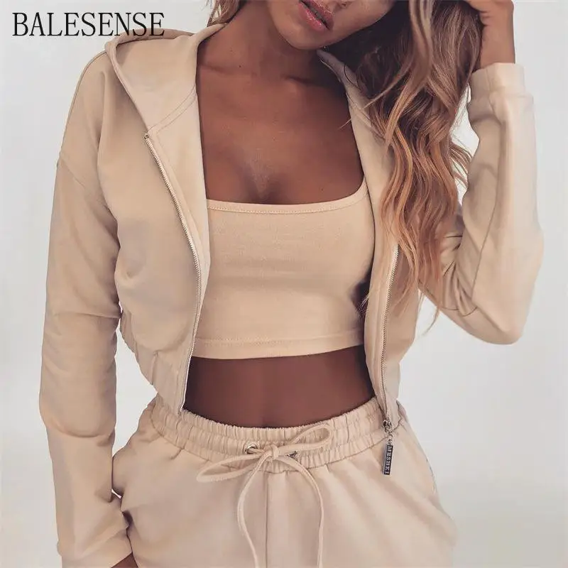 Summer 2019 Women Tracksuit Set Long Sleeve Hooded Crop Top + Casual Pants Two Piece Set Vintage Sports Wear Outfits Clothes
Summer 2019 Women Tracksuit Set Long Sleeve Hooded Crop Top + Casual Pants Two Piece Set Vintage Sports Wear Outfits Clothes