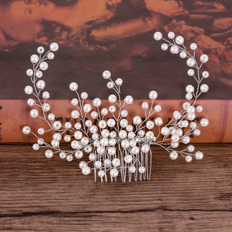Silver Pearl Hair Jewelry (3)