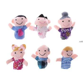 6PCS Baby Kids Plush Cloth Doll Play Learn Story Game Family Finger Puppets Toys Drop shipping
6PCS Baby Kids Plush Cloth Doll Play Learn Story Game Family Finger Puppets Toys Drop shipping