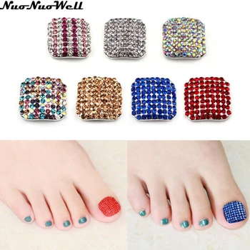 100pcs/set DIY 3D Diamonds Nail Art Manicure Foot Sapphire Blue Rhinestones Stickers Foot Toenail Stickers False Fake Nail Tips
100pcs/set DIY 3D Diamonds Nail Art Manicure Foot Sapphire Blue Rhinestones Stickers Foot Toenail Stickers False Fake Nail Tips