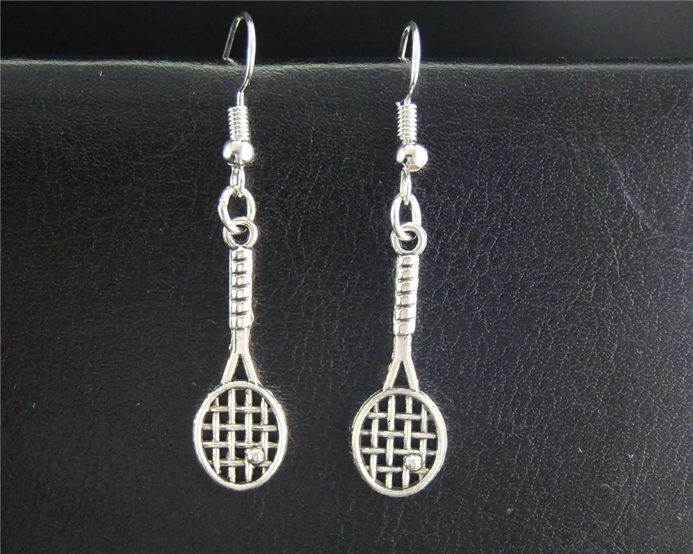 1pair(2pcs) Tibetan Silver Tennis Racket Dangle Drop Earrings Handmade DIY Jewelry E686
1pair(2pcs) Tibetan Silver Tennis Racket Dangle Drop Earrings Handmade DIY Jewelry E686