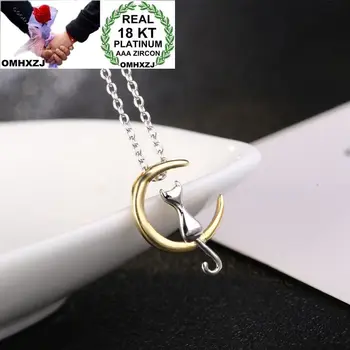 OMHXZJ Wholesale Personality Fashion OL Woman Girl White Gold Cat 18KT Gold White Gold Stud Earrings + Necklace Jewelry Set SE10
OMHXZJ Wholesale Personality Fashion OL Woman Girl White Gold Cat 18KT Gold White Gold Stud Earrings + Necklace Jewelry Set SE10
