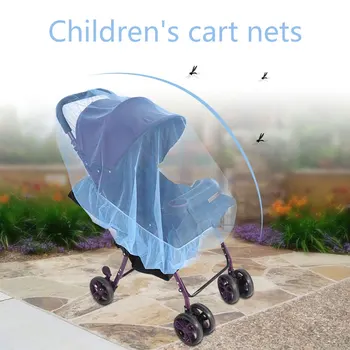 Carriage Mosquito Net Trolley Mosquito Net Baby Mosquito Net Polyester Full Cover Insect Control Homeampliving Push Chairs