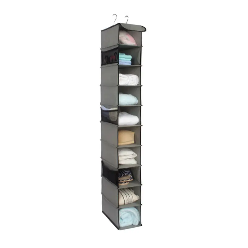Ten Layers Durable Storage Hanging Bag Non-woven Fabric Organizer Rack Wardrobe Clothes Closet Storage Bag For Shoes Clothes
Ten Layers Durable Storage Hanging Bag Non-woven Fabric Organizer Rack Wardrobe Clothes Closet Storage Bag For Shoes Clothes