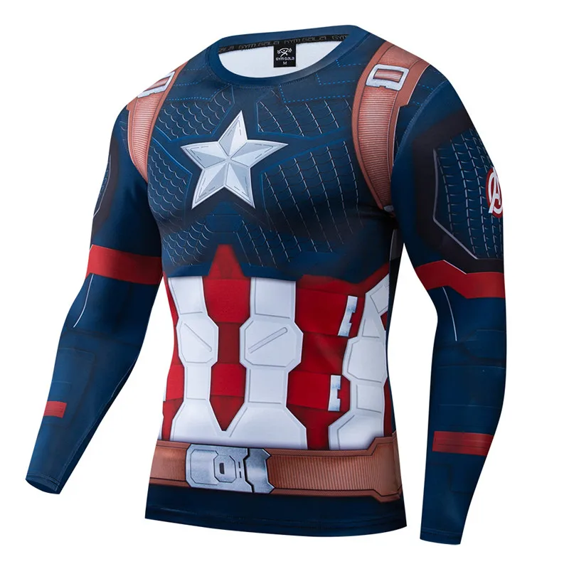 Marvel Captain America 3D Printed T-shirt Men Compression Shirt 2019 New Gyms Fitness Bodybuilding Tshirts Mens Short Sleeved
Marvel Captain America 3D Printed T-shirt Men Compression Shirt 2019 New Gyms Fitness Bodybuilding Tshirts Mens Short Sleeved