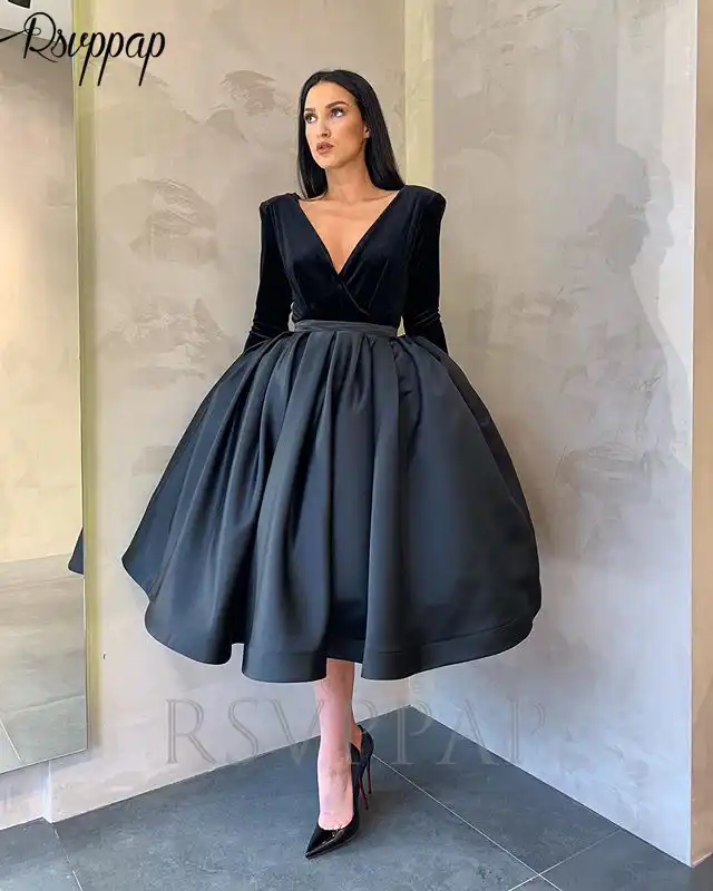 short evening gowns with sleeves