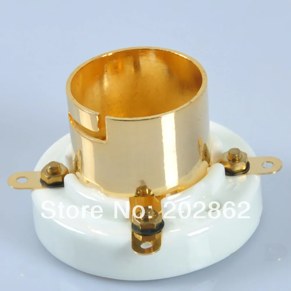2pcs/lot 2A3 300B 274A 4Pin Ceramic Tube Socket GOLD S4U