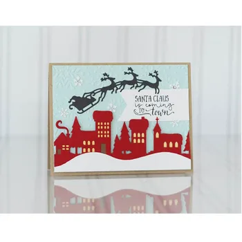 Christmas Peaceful Houses Scenes Metal Cutting Dies Stencil for DIY Scrapbooking Paper Cards Decorative Crafts Supplies New 2018
Christmas Peaceful Houses Scenes Metal Cutting Dies Stencil for DIY Scrapbooking Paper Cards Decorative Crafts Supplies New 2018