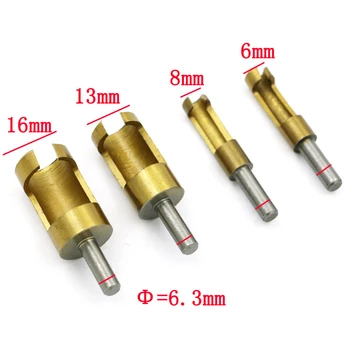 4pcs Woodworking Drill Bits Shank Titanium Barrel Cork Drill Plug Cutter Drill Bit Bored Hole Wood Plug Cutter Cutting Tool
4pcs Woodworking Drill Bits Shank Titanium Barrel Cork Drill Plug Cutter Drill Bit Bored Hole Wood Plug Cutter Cutting Tool
