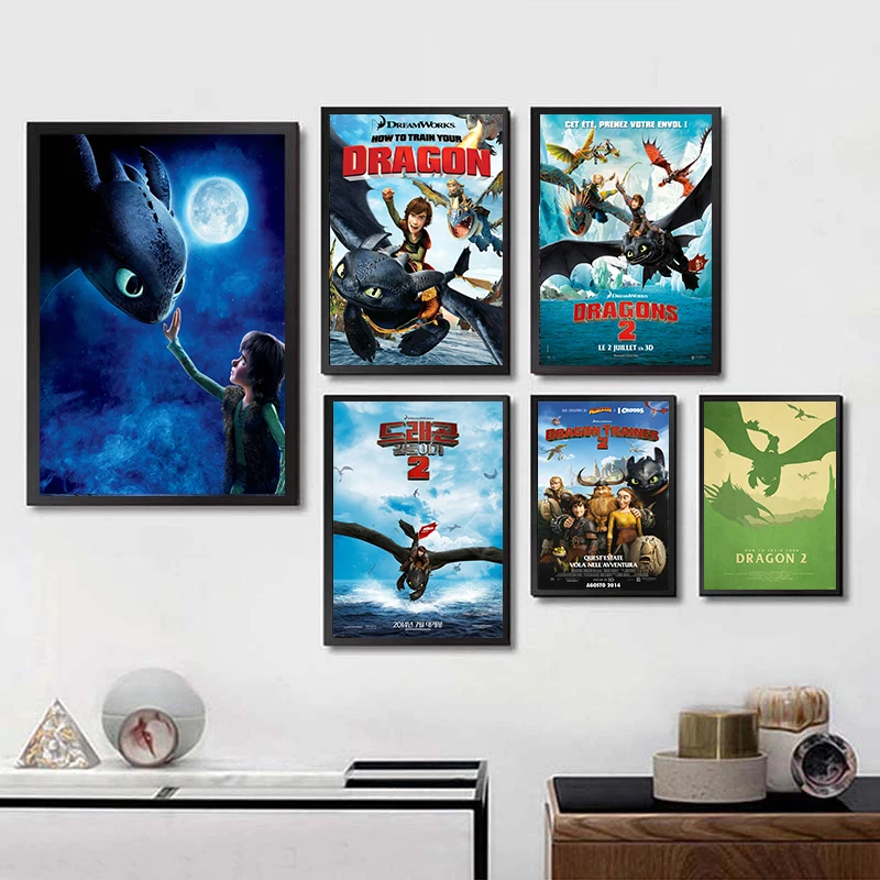 How to Train Your Dragon Posters Cartoon Wall Stickers White Coated Paper Prints Home Decoration Livingroom Bedroom Bar
How to Train Your Dragon Posters Cartoon Wall Stickers White Coated Paper Prints Home Decoration Livingroom Bedroom Bar