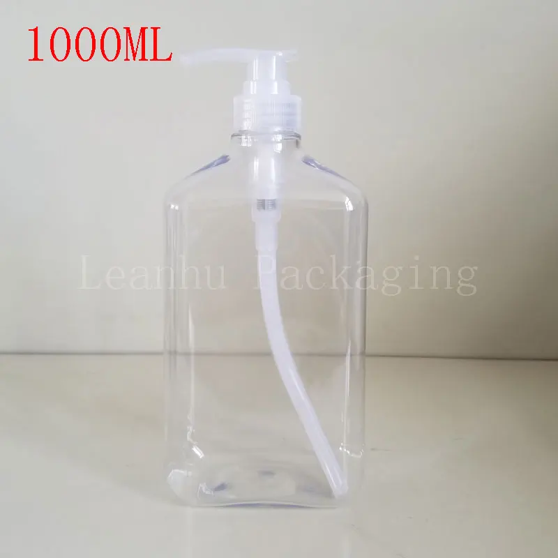 1000ML Transparent Flat Plastic Bottle, 1000CC Shampoo/Shower Gel/Lotion Sub-bottling, Empty Cosmetic Container (10 PC/Lot)
1000ML Transparent Flat Plastic Bottle, 1000CC Shampoo/Shower Gel/Lotion Sub-bottling, Empty Cosmetic Container (10 PC/Lot)