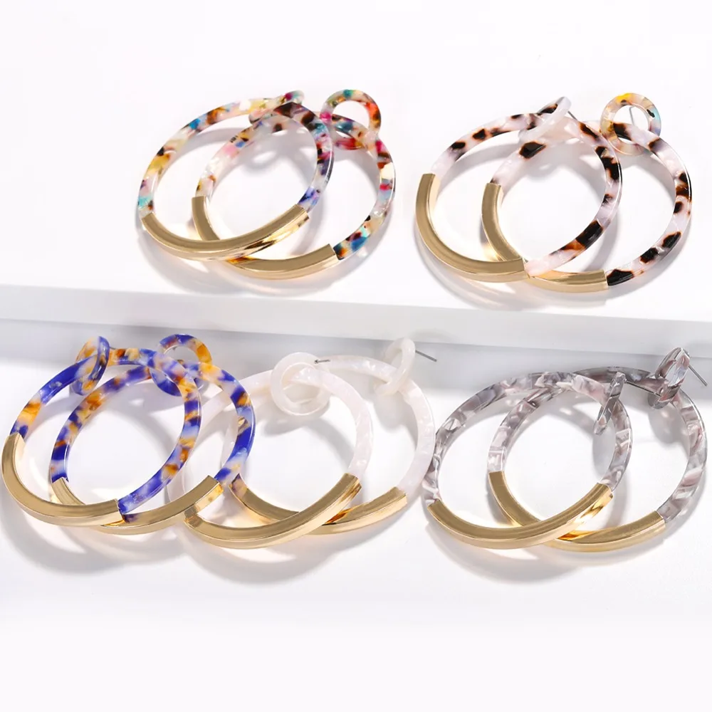 Miwens 2019 New Design Vintage Big Circle Resin Earrings Women Handmade Bohemia Party Gift Statement Jewelry Maxi charm Earrings
Miwens 2019 New Design Vintage Big Circle Resin Earrings Women Handmade Bohemia Party Gift Statement Jewelry Maxi charm Earrings