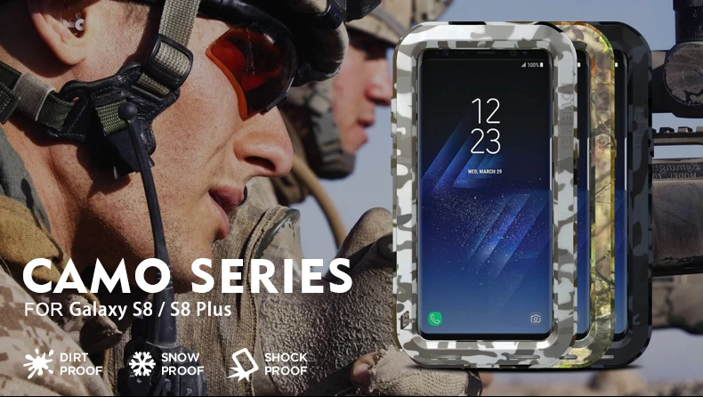 For Samsung Galaxy S8 Case LOVE MEI Shock Dirt Proof Water Resistant Metal Armor Cover with Screen protector for Galaxy S8 Plus
For Samsung Galaxy S8 Case LOVE MEI Shock Dirt Proof Water Resistant Metal Armor Cover with Screen protector for Galaxy S8 Plus