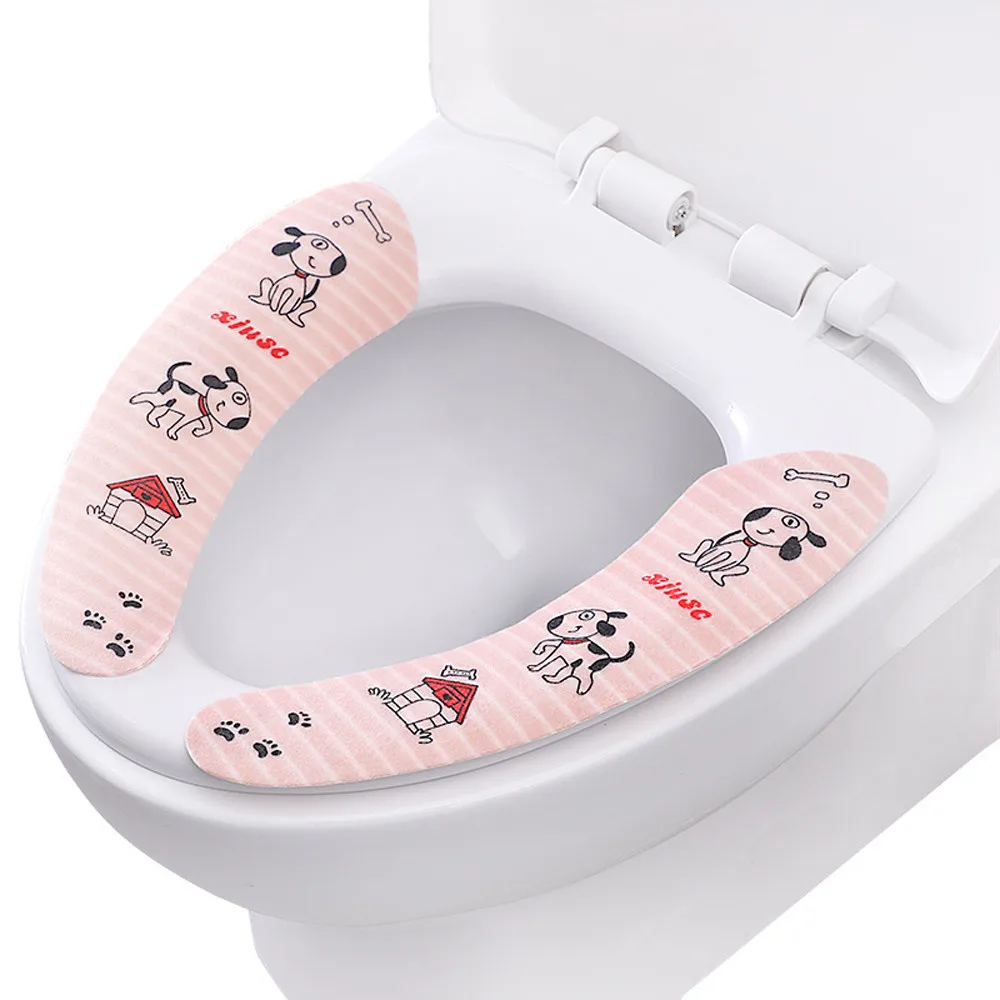 3 Pair Magic Sticker Bath Warmer Wc Closestool Warmer Washable Soft Seat Cover Pads dog pattern bathroom supplies Q3
3 Pair Magic Sticker Bath Warmer Wc Closestool Warmer Washable Soft Seat Cover Pads dog pattern bathroom supplies Q3