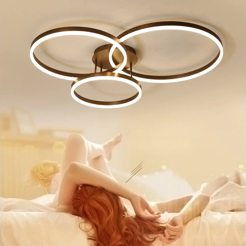 Modern Ring LED Ceiling Light For Living Room/Bedroom RC Dimming Chandelier Ceiling With Remote Controller
Modern Ring LED Ceiling Light For Living Room/Bedroom RC Dimming Chandelier Ceiling With Remote Controller