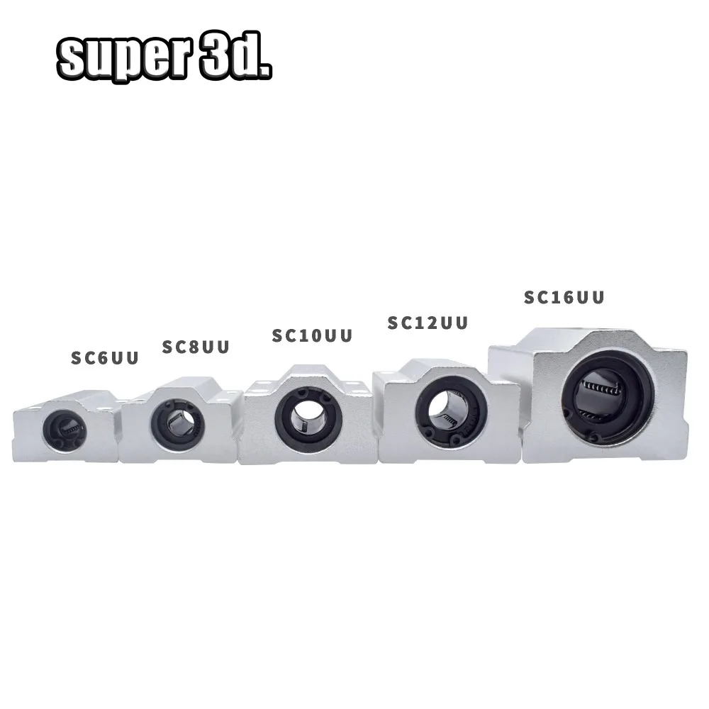 2pc SC6UU/SC8UU/SC10UU/SC12UU/SC16UU Linear Ball Bearing slide block bushing for 3D printer part
2pc SC6UU/SC8UU/SC10UU/SC12UU/SC16UU Linear Ball Bearing slide block bushing for 3D printer part