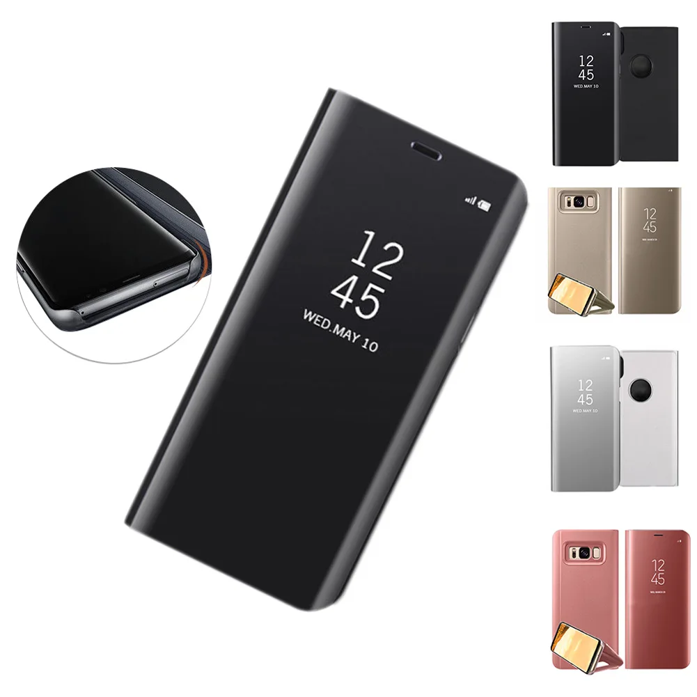 Etmakit Mirror Clear Smart Flip Stand PU Leather Phone Case Cover for iPhone 7/7P 8/8P X NK-Shopping
Etmakit Mirror Clear Smart Flip Stand PU Leather Phone Case Cover for iPhone 7/7P 8/8P X NK-Shopping