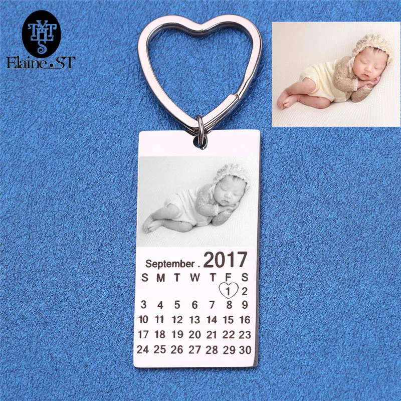 DIY Personalized Custom Keychains Laser Engraving Photo Calendar Keychains with Heart Keyrings As Unique As You Child's birthday
DIY Personalized Custom Keychains Laser Engraving Photo Calendar Keychains with Heart Keyrings As Unique As You Child's birthday