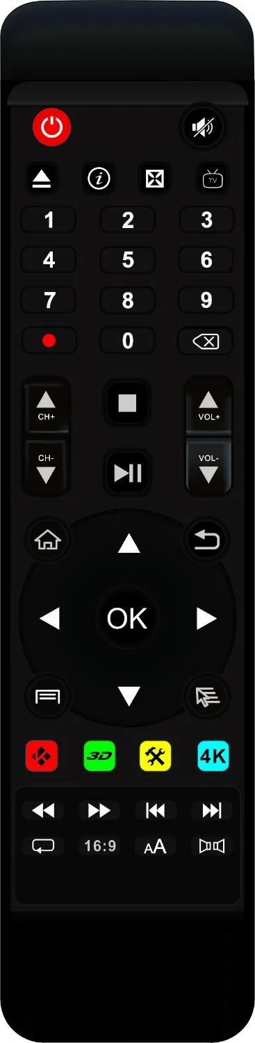 Remote control use for Eweat Android tv box and IPTV Box such as Live tv pro /Kingtv /Fitv media player with high quality
Remote control use for Eweat Android tv box and IPTV Box such as Live tv pro /Kingtv /Fitv media player with high quality