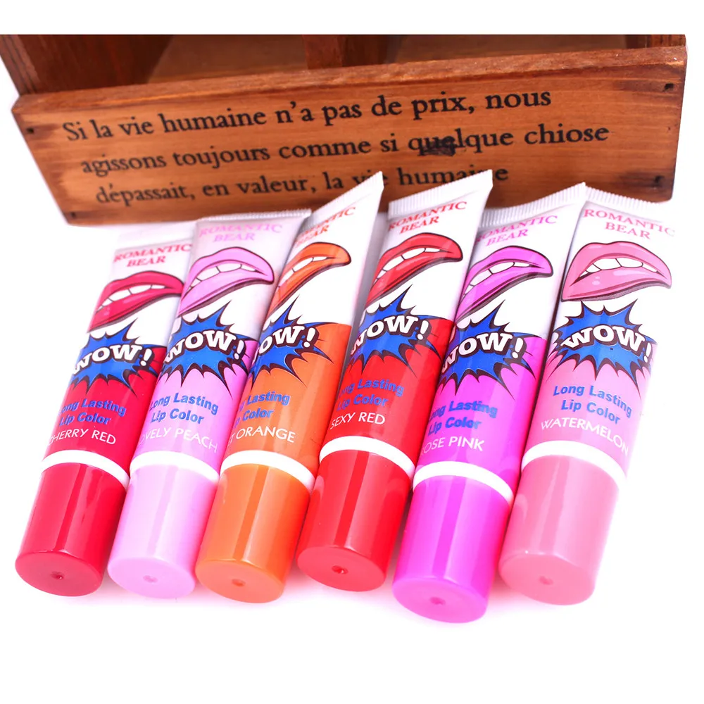 15g6color hot sell net red new tear stripped lipstick magic mute sexy red make up long lasting lip gloss beautiful opaque
15g6color hot sell net red new tear stripped lipstick magic mute sexy red make up long lasting lip gloss beautiful opaque
