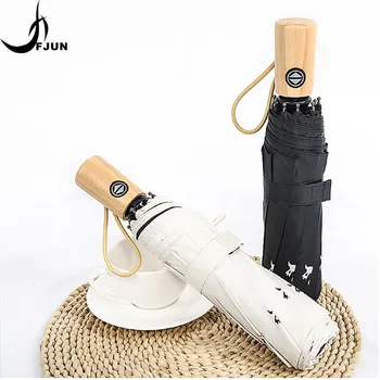 Flamingo fold bamboo handle automatic paraguas thicken vinyl sunscreen UV protection umbrellas rain women umbrella corporation
Flamingo fold bamboo handle automatic paraguas thicken vinyl sunscreen UV protection umbrellas rain women umbrella corporation