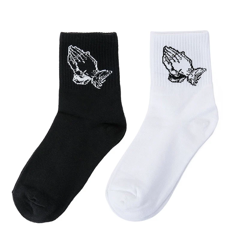 Harajuku fashion brand Men&Women Cotton Socks pray hands mercy hiphop skateboard Unisex Solid color Socks
Harajuku fashion brand Men&Women Cotton Socks pray hands mercy hiphop skateboard Unisex Solid color Socks