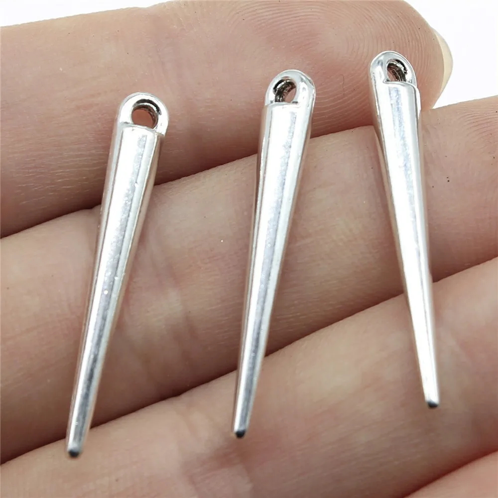 WYSIWYG 10pcs 34x5x4mm 3D Taper Awl Bodkin Charm Pendants For Jewelry Making Antique Silver Taper Awl Bodkin Pendants Charm Awl
WYSIWYG 10pcs 34x5x4mm 3D Taper Awl Bodkin Charm Pendants For Jewelry Making Antique Silver Taper Awl Bodkin Pendants Charm Awl