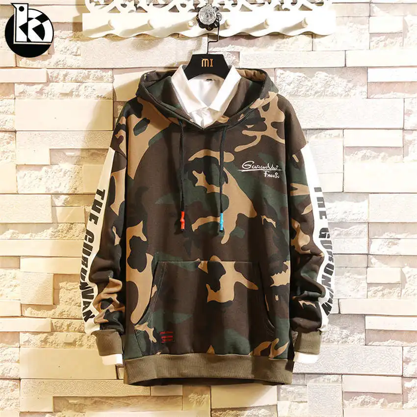 2019 Spring New Large Size Loose Camouflage Color Matching Long Sleeve Hoodies Men Fashion Trend Letter Printing Mens Hoodies
2019 Spring New Large Size Loose Camouflage Color Matching Long Sleeve Hoodies Men Fashion Trend Letter Printing Mens Hoodies