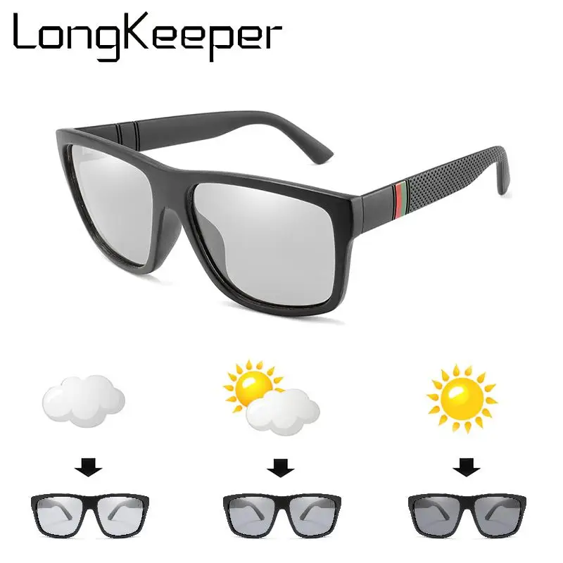 LongKeeper Photochromic Sunglasses Men Polarized Glasses Driving Shades Sun Glasses Goggles Sport Eyewear UV400 oculos gafas
LongKeeper Photochromic Sunglasses Men Polarized Glasses Driving Shades Sun Glasses Goggles Sport Eyewear UV400 oculos gafas