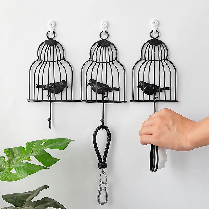 Birdcage shaped key holder wall Iron Hanger for hanging keys hats towel and coat American style Kitchen Bathroom wall Hook
Birdcage shaped key holder wall Iron Hanger for hanging keys hats towel and coat American style Kitchen Bathroom wall Hook