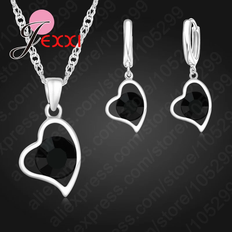 925-Sterling-Silver-Hollow-Heart-Necklace-And-Drop-Earrings-Set-Woman-Wedding-Brithday-Gifts-Fine-Jewelry (4)