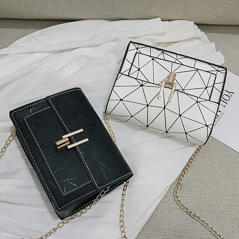 Women's Shoulder Clear Bags PU Leather Geometric Print Messenger Ladies Hand Bags Korean Satchel Bag For Girls 2020
Women's Shoulder Clear Bags PU Leather Geometric Print Messenger Ladies Hand Bags Korean Satchel Bag For Girls 2020