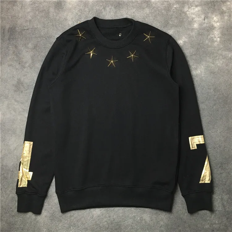 New Men 7 4 metal stars Hoodies Hoody hooded Sweatshirts velvet Cotton Drake Thick Fleece Street Hip hop #E155
New Men 7 4 metal stars Hoodies Hoody hooded Sweatshirts velvet Cotton Drake Thick Fleece Street Hip hop #E155