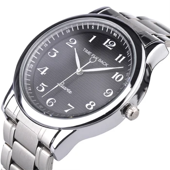 Quartz Watch Men Steel Waterproof Counterclockwise Reverse Scale Oil Embossing Dial Bracelet Watch Fashion Men Watch Male Clock
Quartz Watch Men Steel Waterproof Counterclockwise Reverse Scale Oil Embossing Dial Bracelet Watch Fashion Men Watch Male Clock
