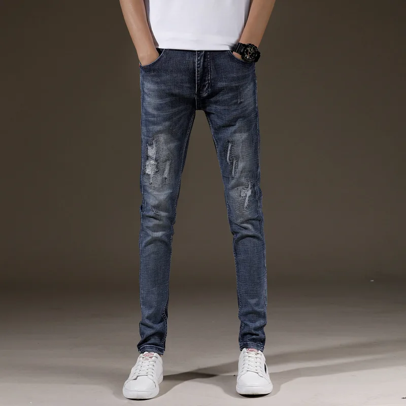 Men Jeans Stretch Skinny Distressed Print Washed Casual Solid Men Denim Jeans Slim Retro Summer Spring Autumn Winter Male Jeans
Men Jeans Stretch Skinny Distressed Print Washed Casual Solid Men Denim Jeans Slim Retro Summer Spring Autumn Winter Male Jeans