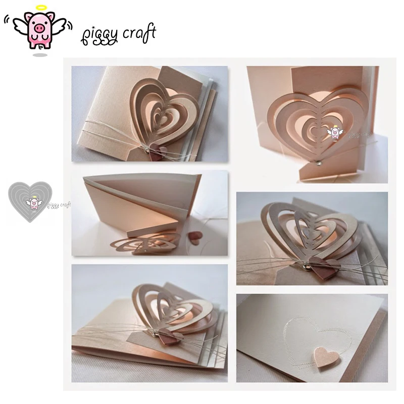 Piggy Craft metal cutting dies cut die mold 3D Love Heart decoration Scrapbook paper craft knife mould blade punch stencils dies
Piggy Craft metal cutting dies cut die mold 3D Love Heart decoration Scrapbook paper craft knife mould blade punch stencils dies