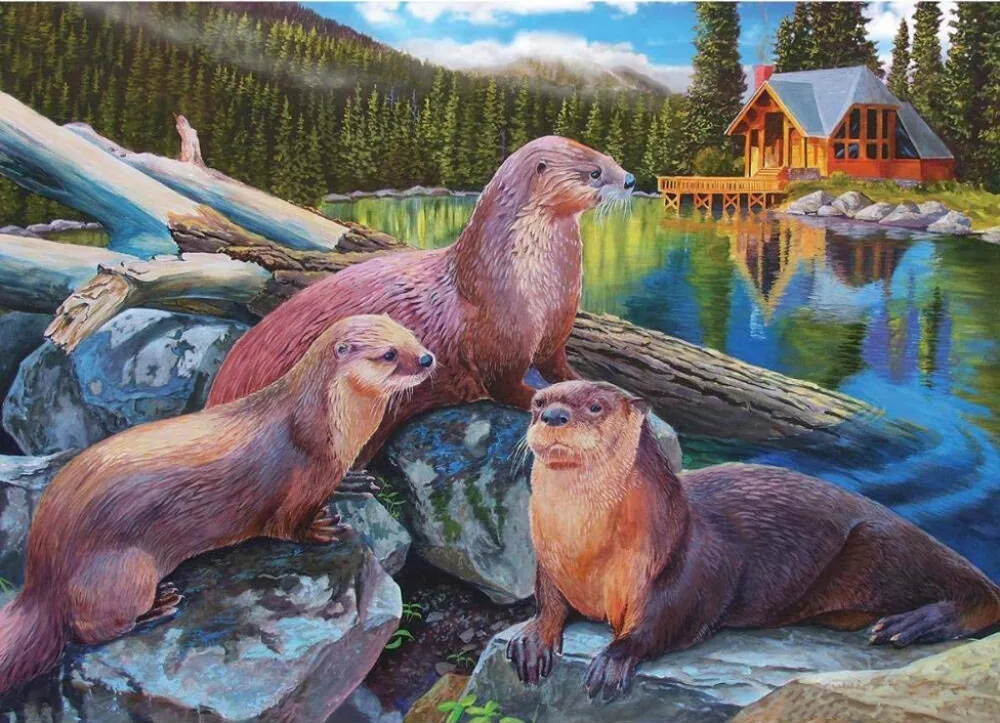 5D DIY Crystal Diamond Paintings Full Square Animals Otter Family Cross Stitch Kits Paint with Diamonds Embroidery Wall Stickers
5D DIY Crystal Diamond Paintings Full Square Animals Otter Family Cross Stitch Kits Paint with Diamonds Embroidery Wall Stickers