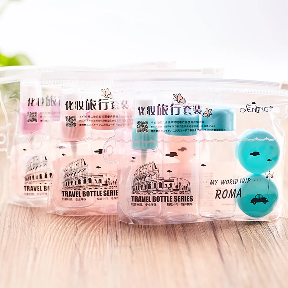 7pcs/set 30/40ml Portable Refillable Empty Cosmetic Container Perfume Bottle Transparent Atomizer Spray Scent Pump Cream Box
7pcs/set 30/40ml Portable Refillable Empty Cosmetic Container Perfume Bottle Transparent Atomizer Spray Scent Pump Cream Box