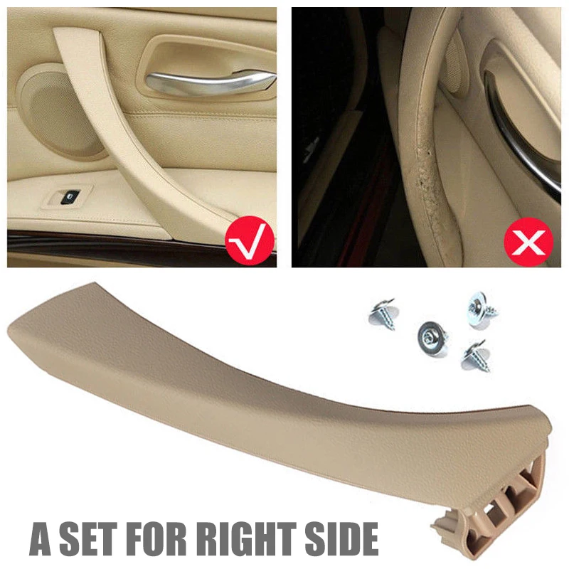 For BMW 1set Beige ABS Right Side Inner Door Handle Pull Trim + Cover 51417230853 Support E90 E91 316 318 320 325 330 335
For BMW 1set Beige ABS Right Side Inner Door Handle Pull Trim + Cover 51417230853 Support E90 E91 316 318 320 325 330 335