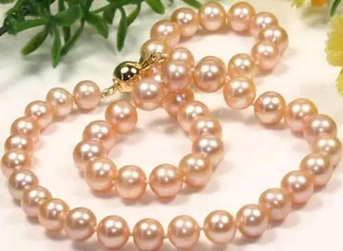 FREE SHIPPING HOT sell new Style >>>> Charming very good AAA+9-10mm genuine round south sea pink pearl necklace 18
FREE SHIPPING HOT sell new Style >>>> Charming very good AAA+9-10mm genuine round south sea pink pearl necklace 18